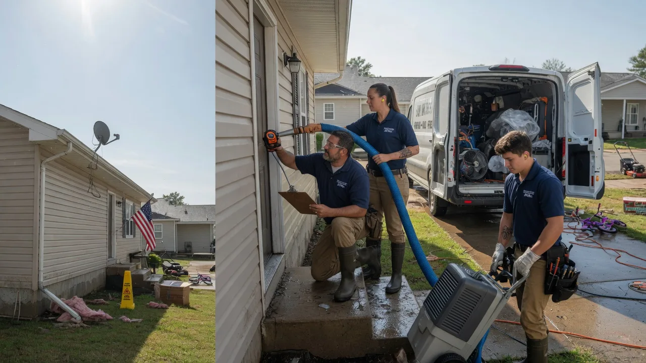 Ceiling Water Damage Restoration in Rossville, IL near me